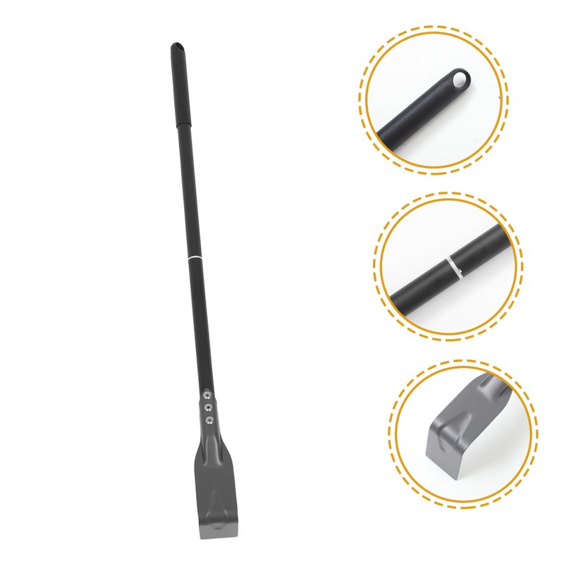 LABRIMP Charcoal Ash Cleaning Scraper Tool with Ergonomic Handle Fireplace