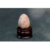 Jet International Natural Sunstone Gemstone Egg 45-50 mm A+ Hand