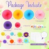 Supervitae 46 Pcs Floral Bulletin Board Borders Decorations 3D Flowers