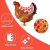 LSTORENICE 6Pcs Chicken Saddle for Hens Adjustable Elastic Belt Chicken