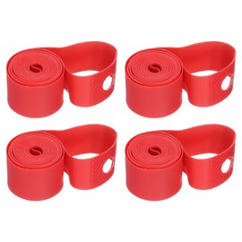 HARFINGTON 4pcs Bicycle Rim Strip 22" x 20mm PVC Bike Tire Liner Bicycle Wheel Rim Tape Inner Tube Tape Anti-Scratched Guard Cushion Pad Protector for Road MTB Mountain Bike