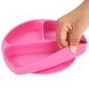 Silicone Divided Toddler Plates DIY Complementary Food Placemat Suction Cup
