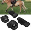 2 Pair Elastic Horse Boot Thicken PU Front Hind Boots