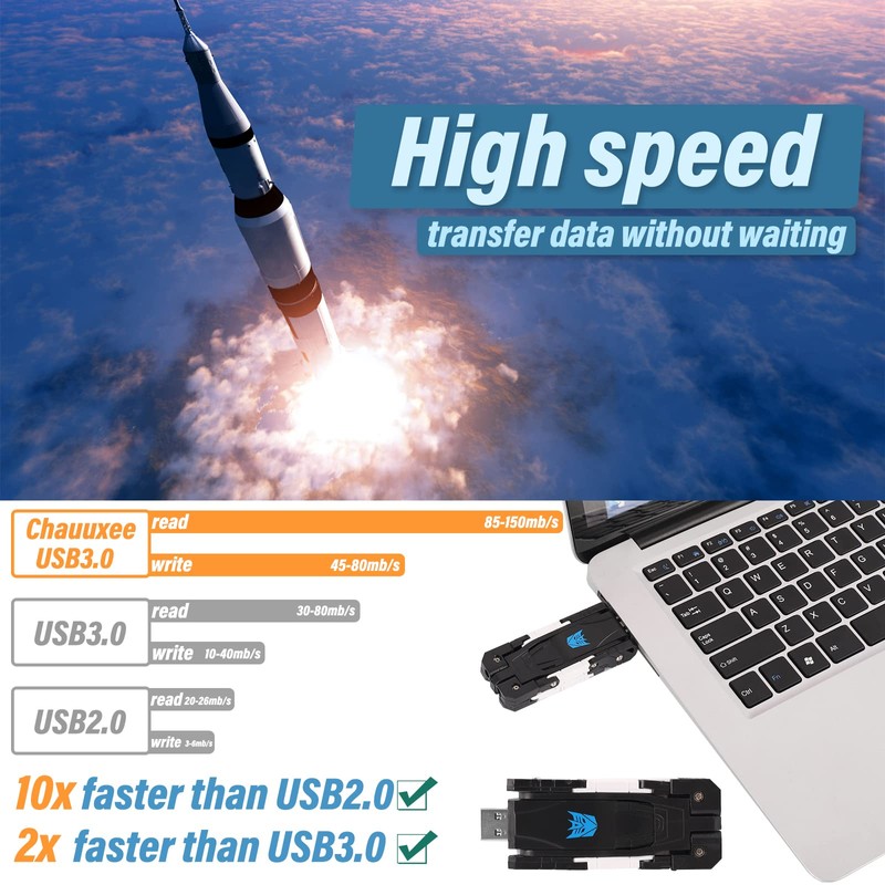 Transformer - Unidades flash USB (USB3.0 de 16 GB)