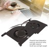 For MSI GS66 Cooling Fan 4pin Connector Aluminum Alloy Easy
