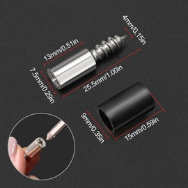 50 Pcs Shelf Support Pegs, Kitchen Cupboard Shelf Supports with Non-Slip Sleeve, Shelf Support Pins 7.5mm for Cabinet Cupboards Wardrobe Bookcase