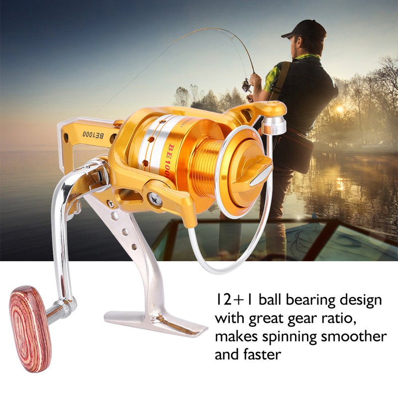 Durable Lightweight Metal Heavy Duty Casting Spinning Fishing Reel Fisher