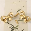 JEIYMIUW 2 Pack Bow Drawer Knobs,Gold Drawer Pulls,Gold Kitchen Cabinet