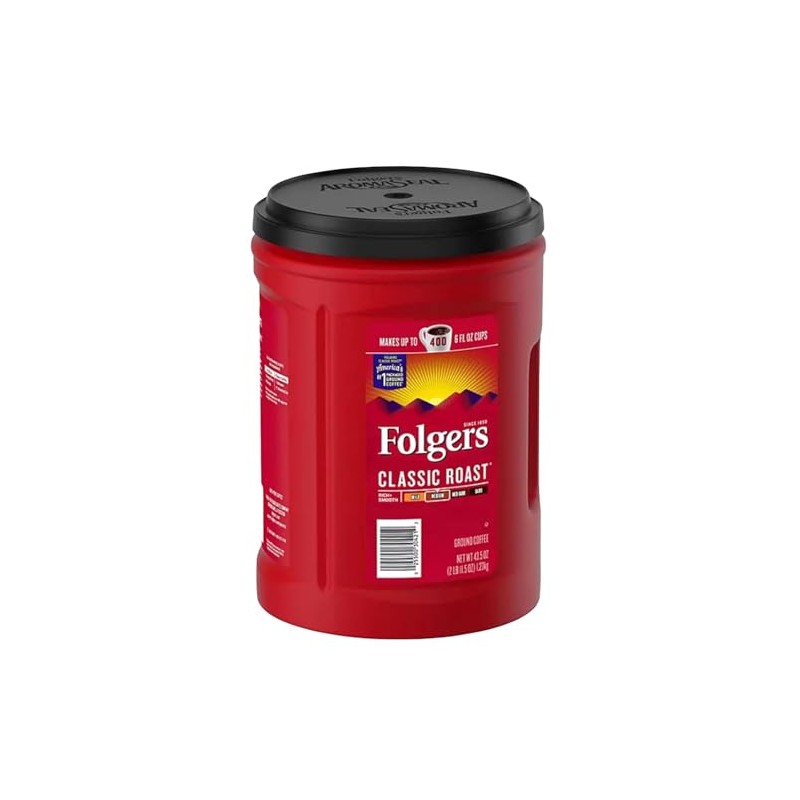 Folgers Café Clásico Tostado y Molido (43.5 oz./1.23 Kg.)