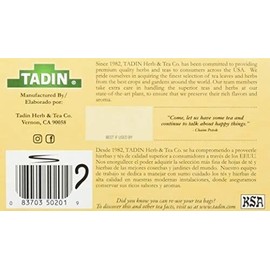TADIN TEA TEA BAG MANZANILLA CON MIEL,24 Count (Pack of 6)