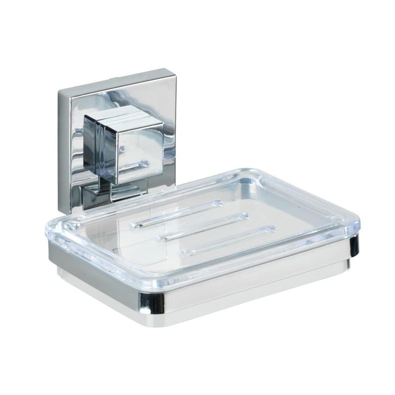 WENKO Vacuum-Loc® Seifenablage Quadro Edelstahl