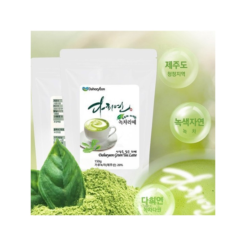 BnB 다희연 녹차라떼 청정 제주 녹차 150g BnB Dahiyeon Green