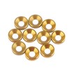 10pcs Countersunk Washers Aluminum Alloy Anodizing Flat Head Washer Seal