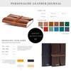 BELCRAFT Tivoli Large Recycled Leather Bound Journal, Notebook, Notepad, Including