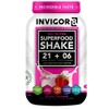 INVIGOR8 Superfood Protein Shake Gluten-Free and Non GMO Meal Replacement Shake with Probiotics and Omega 3 (645 Grams) (Natural Strawberry)
