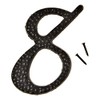 Hy-Ko Products DC-5/8 Die Cast Aluminum House Number 8 (EIGHT)