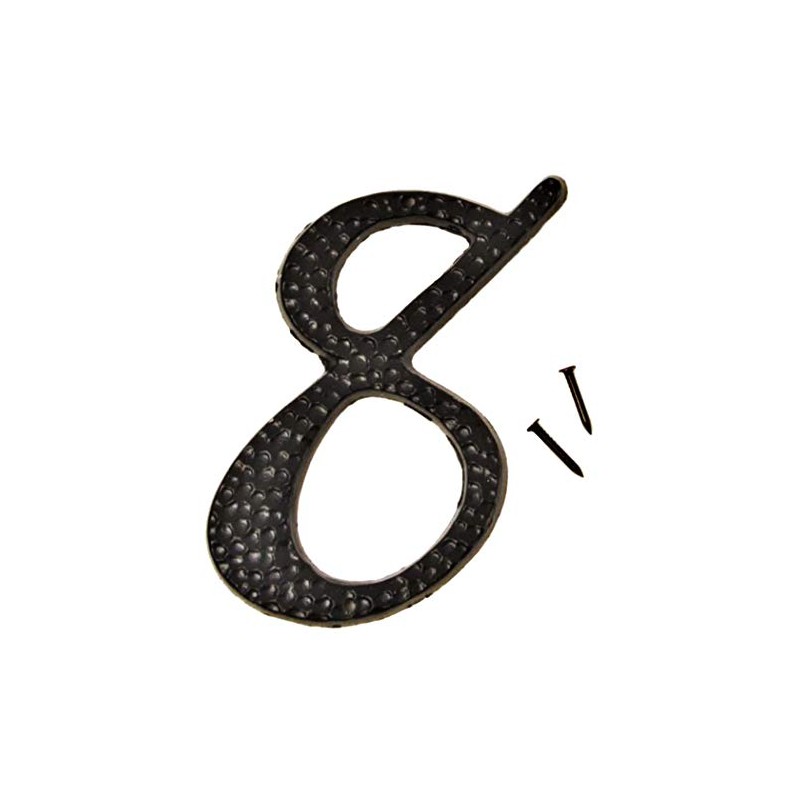 Hy-Ko Products DC-5/8 Die Cast Aluminum House Number 8 (EIGHT)