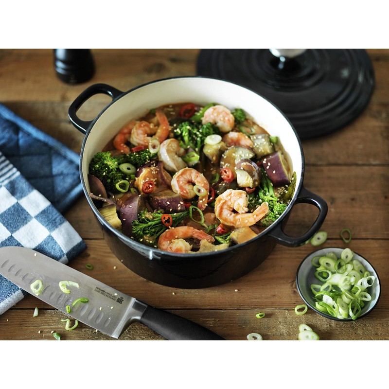 BK Bourgogne Enameled Cast Iron Induction 4.4QT Nonstick Dutch Oven,