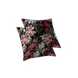 ggaimwf Blume Kissenhülle dekorativ Blumenkissen Hell Vintage Blumenkissenbezüge Ästhetisch Kissenbezüge für Sofas Bauernhaus Kissen mit Bezügen im Lieferumfang enthalten Set 2 50 x 50cm