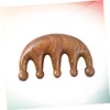 Vaguelly Green Sandalwood Massage Comb Anti-Static Wooden Hair Comb for