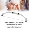 Eyebrow Ruler Mapping Kit Semi Permanent Stainless Steel Eyebrow Mapping
