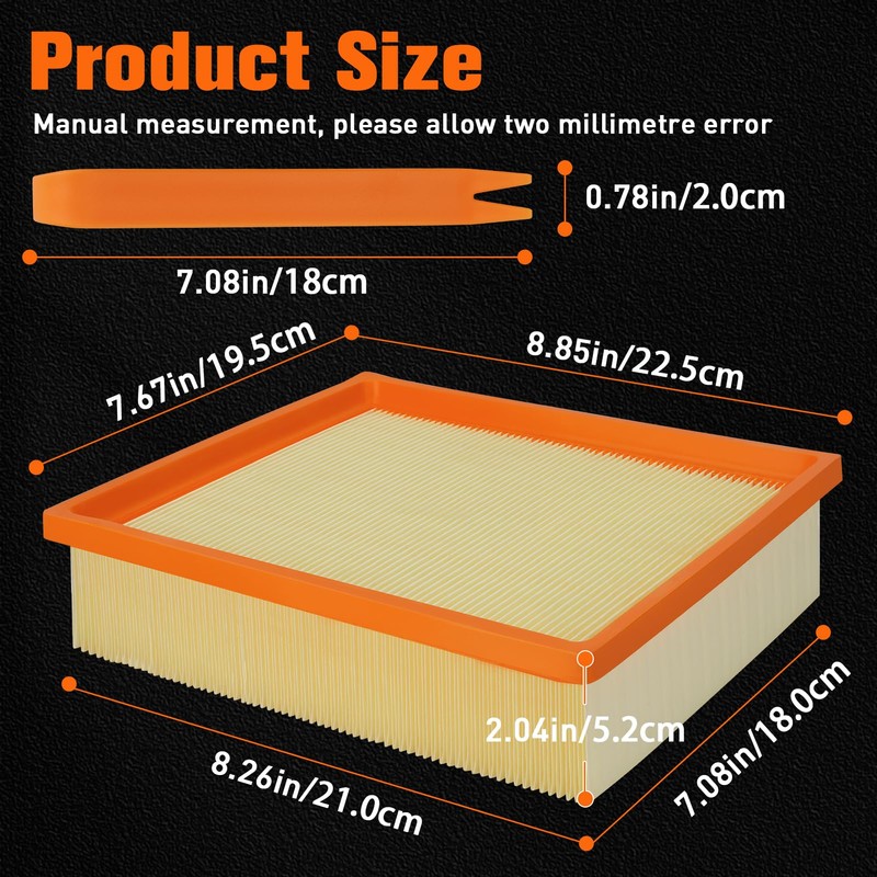LOCOPOW Engine Air Filter Compatible with Mazda 2024 2025 CX-90