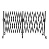 Industrial Expandable Metal Barricade,18FT Folding Security Gate, Flexible Mobile Barrier
