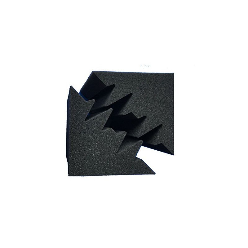 8 PCS 4.6"x4.6"x9.4" Sale Acoustic Foam Black Bass trap Soundproof