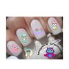 Sloth Pool Party Cute Summer Sloths Nail Art Decals