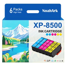 NoahArk 6 Packs Remanufactured Ink Cartridge Replacement for 312XL 312 XL 312 T312 for Expression Photo XP-8500 XP8500 Printer (2 Cyan, 2 Magenta, 2 Yellow, 6 Packs)