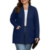 OLRIK Navy Blue Cardigan for Women Plus Size Womens Sweaters