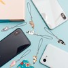 6 Pcs Cat Charm for Cell Phone Kawaii Kitty Mobile