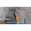 Hibbent All Metal 10" Rain Shower Head with Handheld Spray