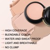 Boobeen Waterproof Foundation Makeup with Full Coverage, Creamy Skin Foundation