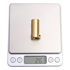 Heavy Duty Brass Rear Straight Axle Rear Lock-Out Adapter for 1:10 Axial SCX10 II 90046 RC Crawler Car Upgrades