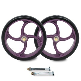 Top Glides Vortex Universal 7 Inch Replacement Wheels Kit - Wheels Only (Purple)