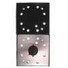 HASMX 2-Pack 1/4" Sheet 8 Hole Stick Square Sanding Backing