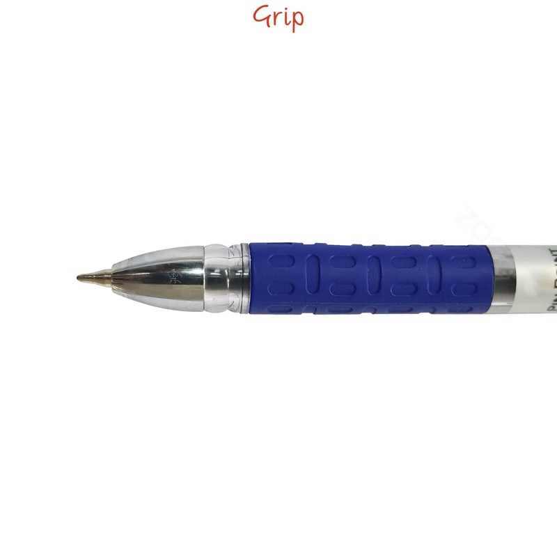 PINPOINT Ballpoint Pens, BLUE, Fine Point (0.6mm), Pack of 10,