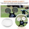 2" Clear Replacement Regulator Gauge Lens/Cover – Durable 1/4 Turn
