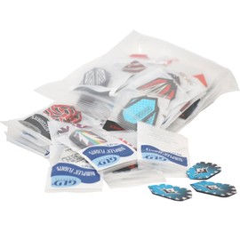 Viper Assorted Dimplex Dart Flights: 50 Sets of Slim Flights, 150 Pieces