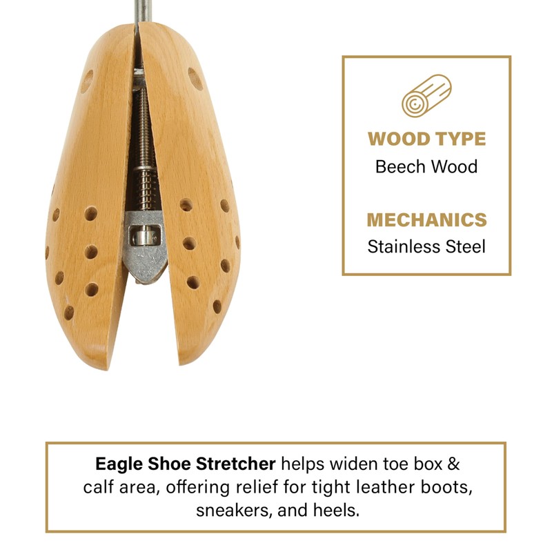 Eagle Premium Professional Boot Width Stretcher, Adjustable Boot Stretcher for