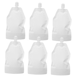 OHPHCALL 6pcs Travel Fluid Makeup Packing Bag Squeeze Pouches for Refillable Toiletries