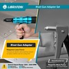 LIBRATON Rivet Gun Adapter, Rivet Gun Adapter for Electric Drill,
