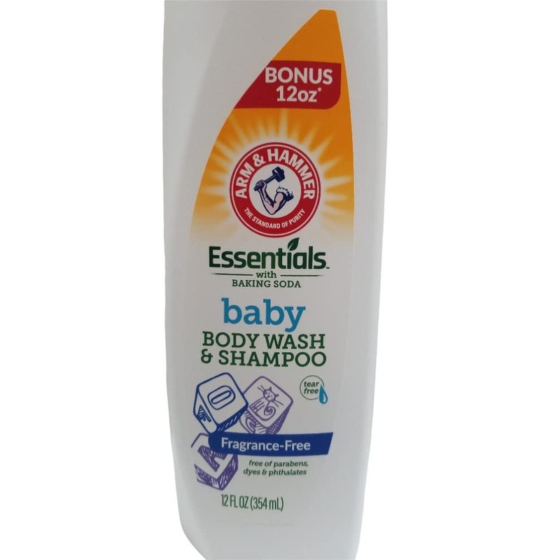 Arm & Hammer Essentials Baby Body Wash & Shampoo (Fragrance-Fre