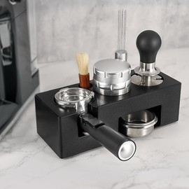 Espresso Tamping Station Portafilter Holder - Coffee Accessories Espresso Tools Holder Organizer Tamper Station for 51mm 53mm 58mm Portafilter