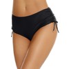 Bonneuitbebe Women's Bikini Bottoms Full Coverage Swim Bottoms Mid Waisted