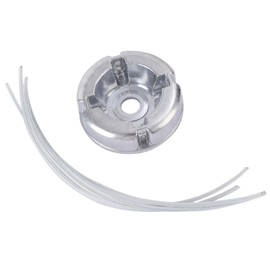 Generic Metal String Trimming Head Accessories Replacement Easily Load Lawn Trim Head Weed Eater Parts for Garden Patio Outdoor