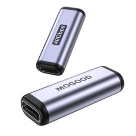 MOGOOD USB C Female to USB C Female Adapter OTG Type C Converter 40Gbps USB C Charger Plug Compatible with USB C Device