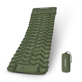 Naturehike FC01 Widen & Extended Sleeping Pad, Inflatable Air Mattress, Ultralight Sleeping Pad (200 * 60cm, Single-Green)