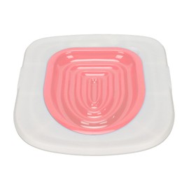 Cat Toilet Training Kit Universal Reusable Environmentally Friendly Cat Toilet Trainer for Pet Cleaning (White Tray, 1 Inner Support)